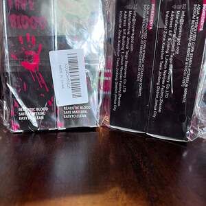 CHASPA Halloween Fake Blood Kit - 4-Piece Set